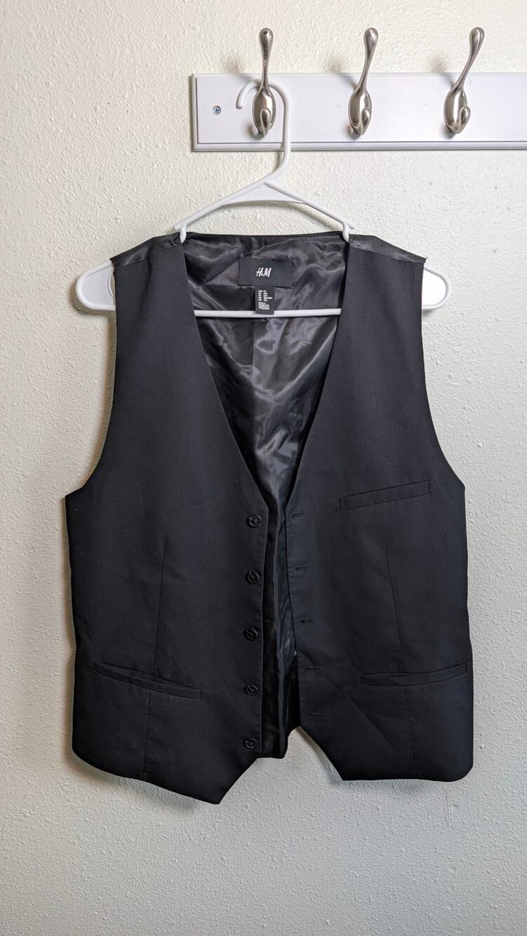 H&M Men's Suit Vest Size 44R Pre-Owned